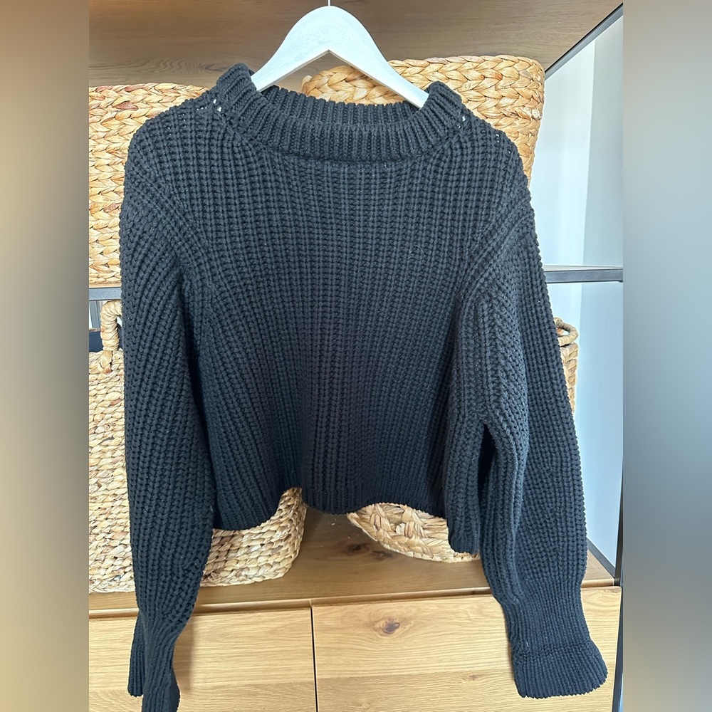 COPY - James street Co cotton cropped Lowe sweater